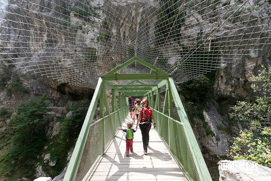 Ruta del Cares en Asturias con niños pequeños