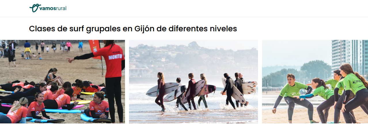 ¿Dónde hacer surf en Gijón?