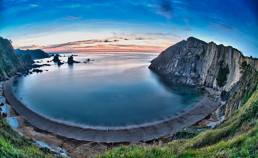 Playas costa occidental de Asturias