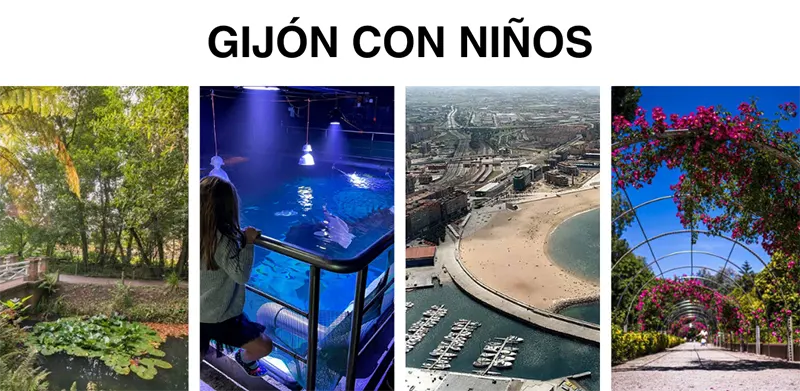 Gijón con niños
