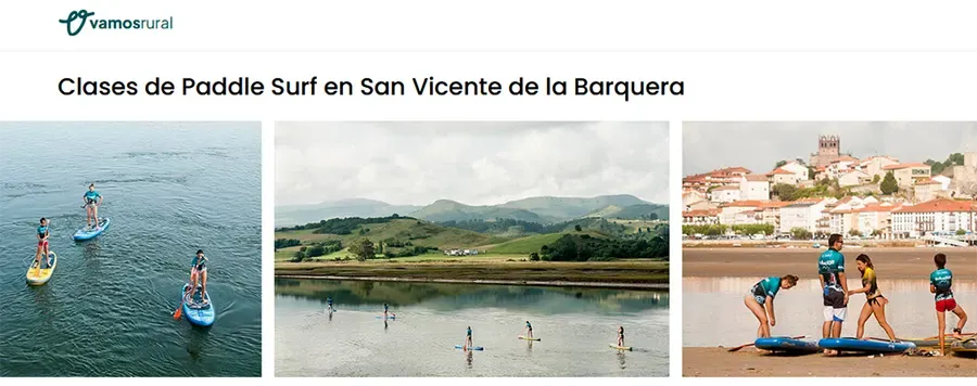 Dónde hacer paddle surf en Cantabria