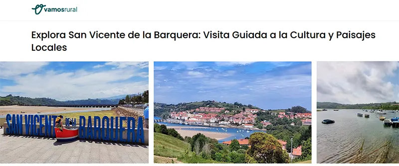 San Vicente de la Barquera con perro